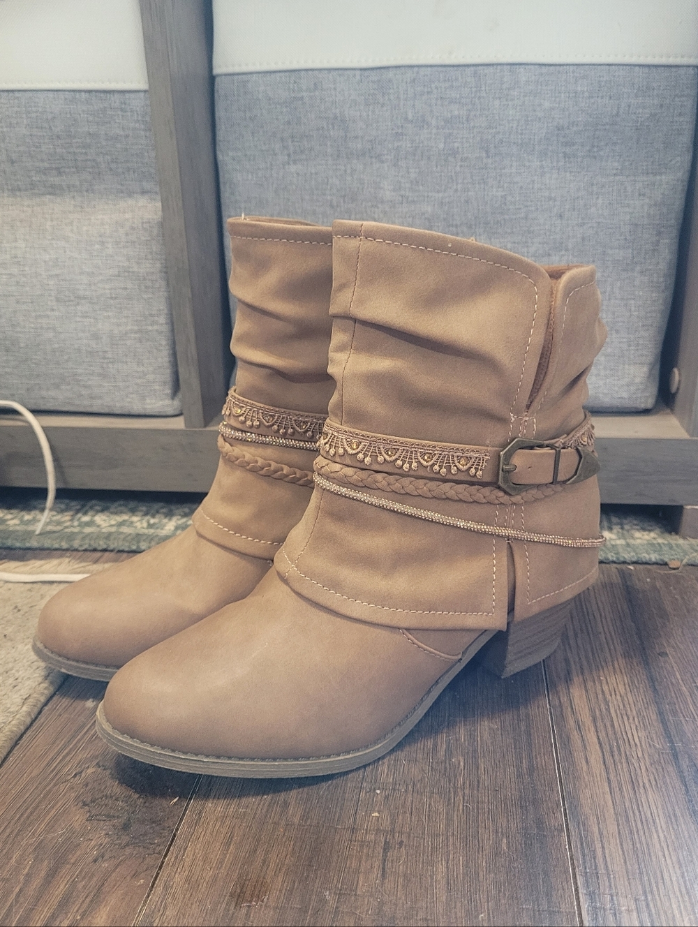 Women's Tan Ankle Boots